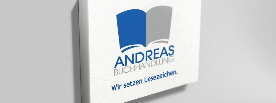 Claim für Andreas Buchhandlung
